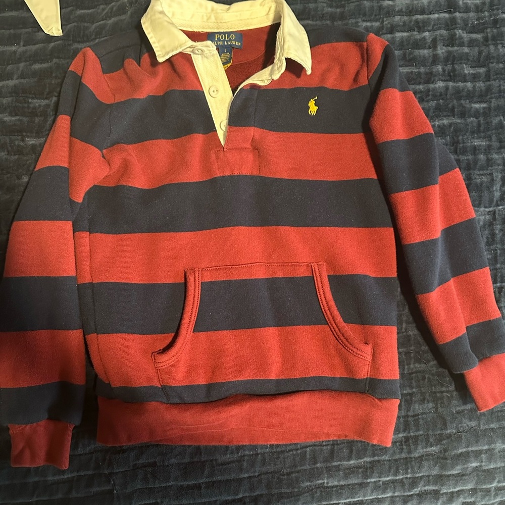 Boys polo sweatshirt